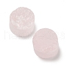 Natural Rose Quartz Cabochons G-K338-39A-02-2