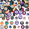 SUNNYCLUE 156pcs 13 styles Halloween Themed Handmade Polymer Clay Beads CLAY-SC0002-06-1