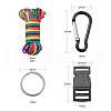 DIY Nylon Cord Bracelets DIY-LS0003-88-3