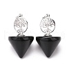 Natural & Synthetic Gemstone Pendants G-I321-07P-3