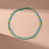 Rondelle Glass Seed Beaded Stretch Multi-Layered Waist Belly Chains for Bikini FS-WGAC619-06-1