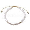 3Pcs Natural Agate Braided Beaded Bracelets BJEW-JB11668-3
