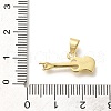 Rack Plating Brass with Cubic Zirconia Pendants KK-Z086-51G-02-3