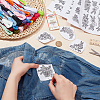 BENECREAT DIY Flower Embroidery Kits DIY-BC0013-29-3