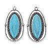 Tibetan Style Alloy Big Pendants PALLOY-S120-305AS-RS-1