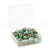 80Pcs 20 Style Acrylic & Glass & Resin & Resin & 304 Stainless Steel European Beads DIY-LS0004-09-8