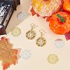 SUPERFINDINGS 50Pcs 2 Colors Brass Pendants KK-FH0002-06-2
