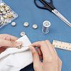 SUPERFINDINGS 80Pcs 2 Colors Sew on Rhinestone RESI-FH0001-45-3