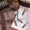 CHGCRAFT 3 Sets 3 Colors Electroplate Zinc Alloy Cord Ends FIND-CA0004-05-4