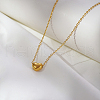 Stainless Steel Heart Pendant Necklaces for Women Daily Wear Stylish Jewelry XB4381-2-6