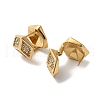 Stainless Steel with Rhinestone Hoop Earrings for Women EJEW-C110-17G-01-2