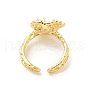 Brass Open Cuff Ring Settings KK-G518-10G-03-3