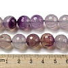 Faceted Natural Agate Beads Strands G-F447-12mm-K01-5