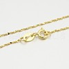 925 Sterling Silver Chain Necklaces STER-M086-05A-G-1