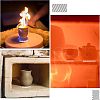 SUPERFINDINGS 40Pcs Aluminium Oxide Burning Kiln Branch Bases AJEW-FH0001-82-6