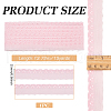 15 Yards Cotton Embroidery Hollow Flower Lace Trim OCOR-WH0003-046C-2