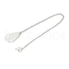 Natural Quartz Crystal Cone Pointed Dowsing Pendulums G-A249-02S-10-3