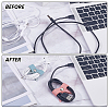 Gorgecraft 10Pcs PU Leather and Iron Design Cartoon Cable Protector DIY-GF0010-43B-6