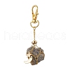 Moon Alloy Swivel Lobster Claw Clasps & Brass Cable Chains AJEW-JB01336-01-2