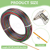 BENECREAT 1 Roll Gradient Color Aluminum Wire AW-BC0003-38A-2