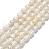 Natural Cultured Freshwater Pearl Beads Strands PEAR-J006-08B-01-1
