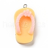 Opaque Resin Pendants RESI-G025-05P-2