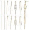SUNNYCLUE 24Pcs 3 Style Brass Rhinestone Cup Chain Big Pendants KK-SC0003-21G-1
