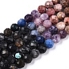 Natural Mixed Gemstone Beads Strands G-D080-A01-01-36-4