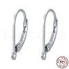 925 Sterling Silver Leverback Earrings STER-S002-56-7