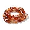 Natural Brazil Red Agate Beads Strands G-L599-A01-02-3