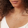 Stylish 925 Silver Clear Cubic Zirconia MAMA Letter Link Chain Necklaces for Mother's Day Gift ON4578-3-4