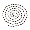 3.28 Feet Handmade Glass Beaded Chains X-CHC-F008-B05-1