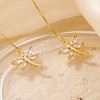 Elegant 3D Dragonfly Ear Thread ZC2846-3