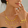 Vintage Ethnic Style Brass Coin Tassel Jewelry Set for Women DI1979-4