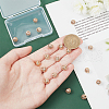   20Pcs 10 Style Brass Hollow Round Beads KK-PH0005-89-6