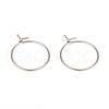 316L Surgical Stainless Steel Hoop Earring Findings STAS-G229-06P-1