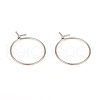 316L Surgical Stainless Steel Hoop Earring Findings STAS-G229-06P-1