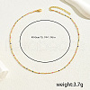 Brass Colorful Enamel Column Link Chain Necklaces for Everyday Casual Style JM2574-5