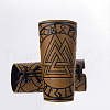 Adjustable PU Leather Cord Bracelet with Wax Cord AJEW-WH0165-38C-4