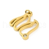 304 Stainless Steel Pendants STAS-R137-01G-M-2
