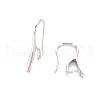 Brass Earring Hooks KK-R037-05P-A-3