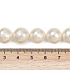 Faceted Round Shell Pearl Beads Strands BSHE-XCP0001-48A-5