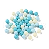 Rubberized Style Imitated Silicone Acrylic Beads MACR-D029-01M-1