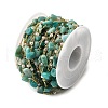 Handmade Natural Amazonite Nuggest Beaded Chains CHC-F020-04G-06-3
