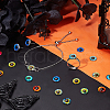   Luminous Eye Printed Glass Cabochons GGLA-PH0001-22A-2