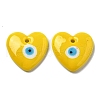 Handmade Evil Eye Lampwork Pendants LAMP-F035-11C-1