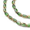 Electroplate Glass Beads Strands EGLA-K015-12C-3