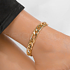 Elegant Iron Figaro Chain Anklets for Women CU3269-1