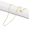 Brass Box Chain Necklaces KK-P266-03G-2
