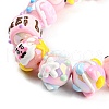 Hand Painted Acrylic with Enamel Beads MACR-K354-16-6